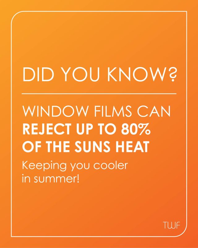 A little window film fact for you.
Solar window films can reject up to 80% of the sun’s heat, helping to reduce heat build-up inside without having to block out the natural light.
A simple addition that can make a noticeable difference, especially during heatwaves.
#TechnicalWindowFilms #DidYouKnow #SolarWindowFilm #WindowFilm #SolarControl
